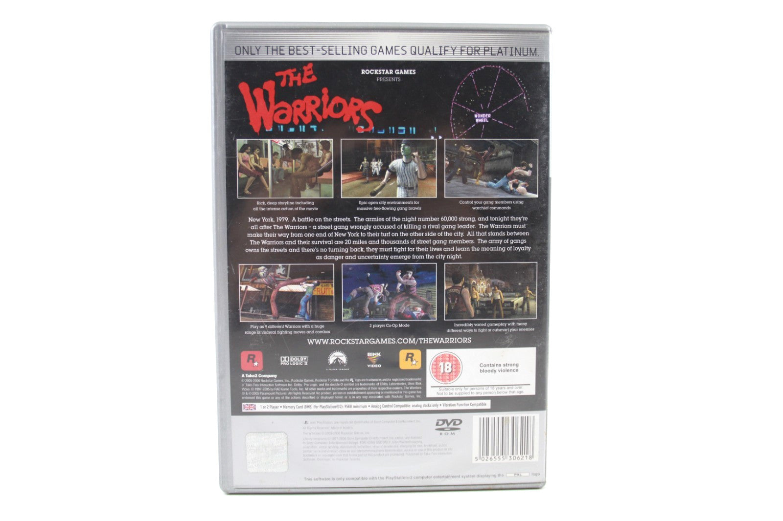 The Warriors [Platinum] - PlayStation 2 (PS2) [PAL] - WITH WARRANTY