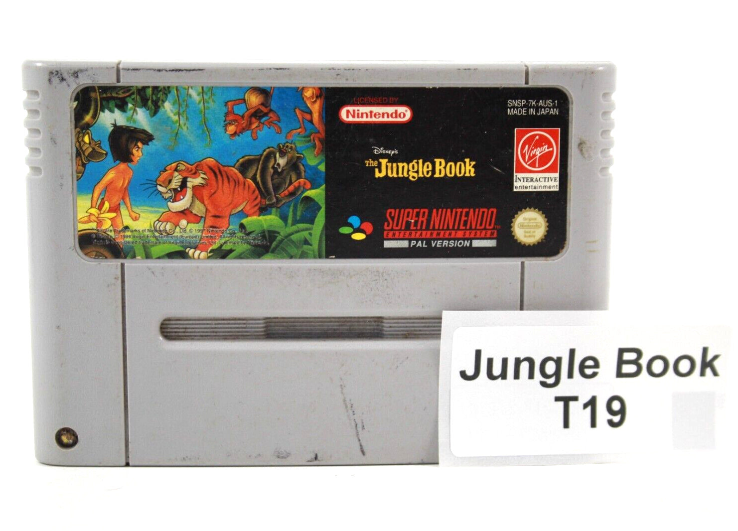 Disney's The Jungle Book [CART ONLY] - Super Nintendo (SNES) [PAL] WITH WARRANTY