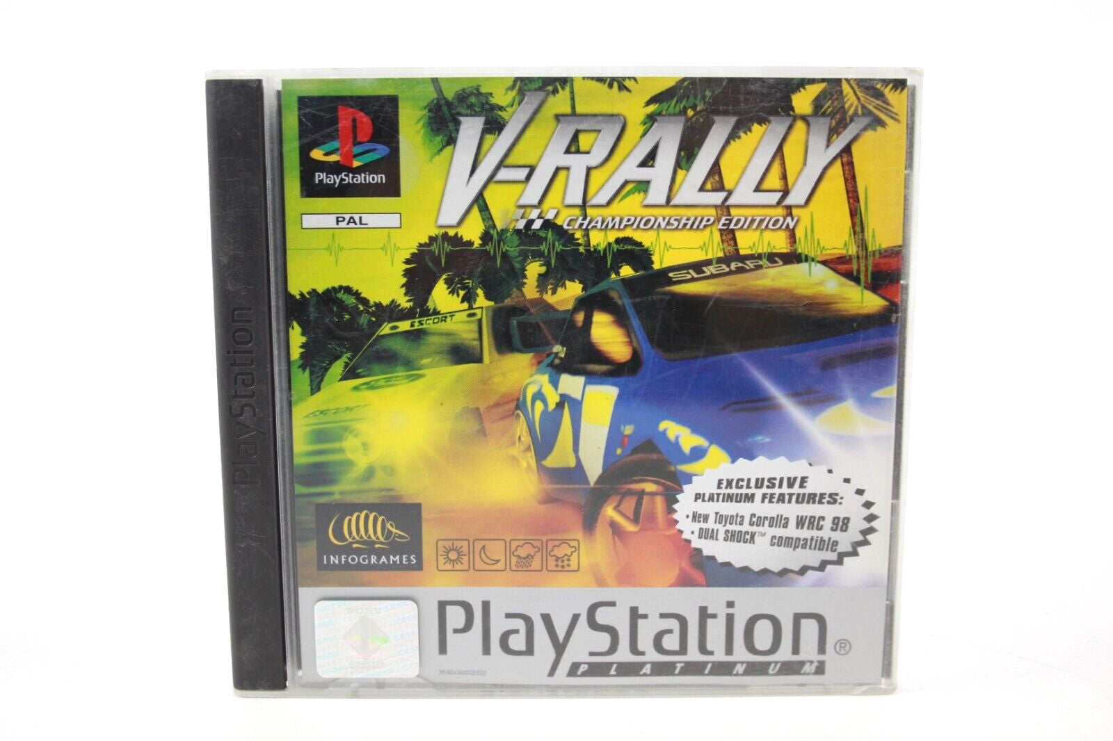 V-Rally [Platinum] - PlayStation 1 (PS1) [PAL] - WITH WARRANTY