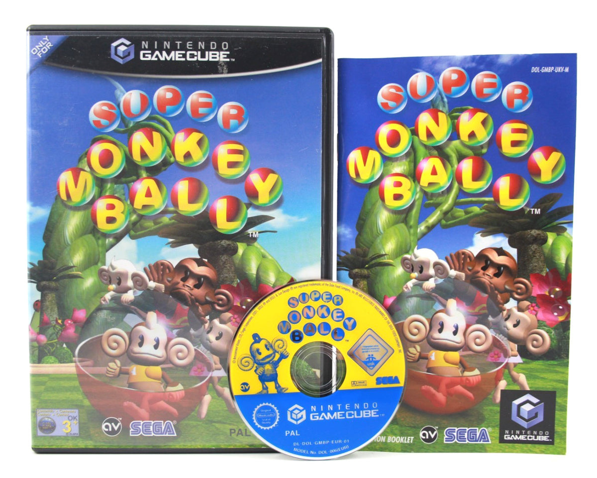 **MINT DISC** Super Monkey Ball (GameCube) [PAL] - WITH WARRANTY