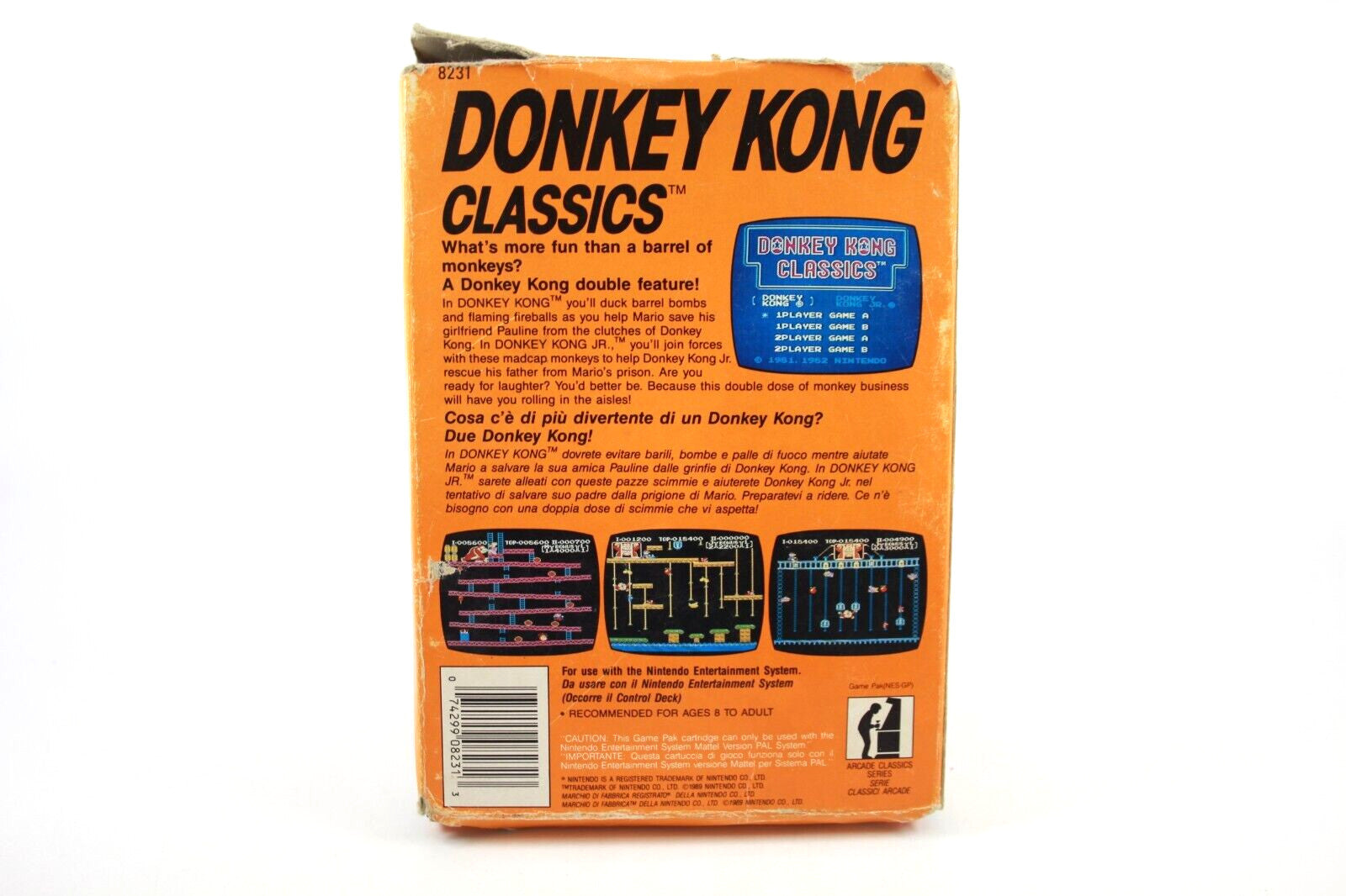 Donkey Kong Classics - Nintendo Entertainment System (NES) [PAL] - WITH WARRANTY