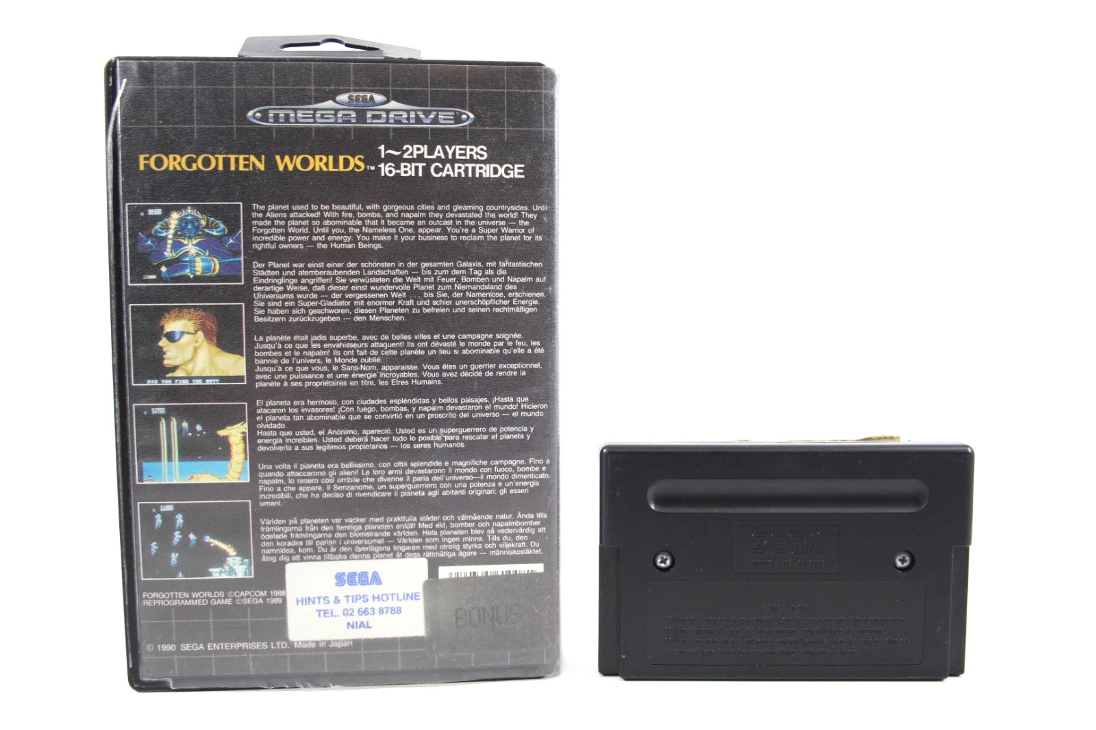 Forgotten Worlds - SEGA Mega Drive [PAL] - WITH WARRANTY