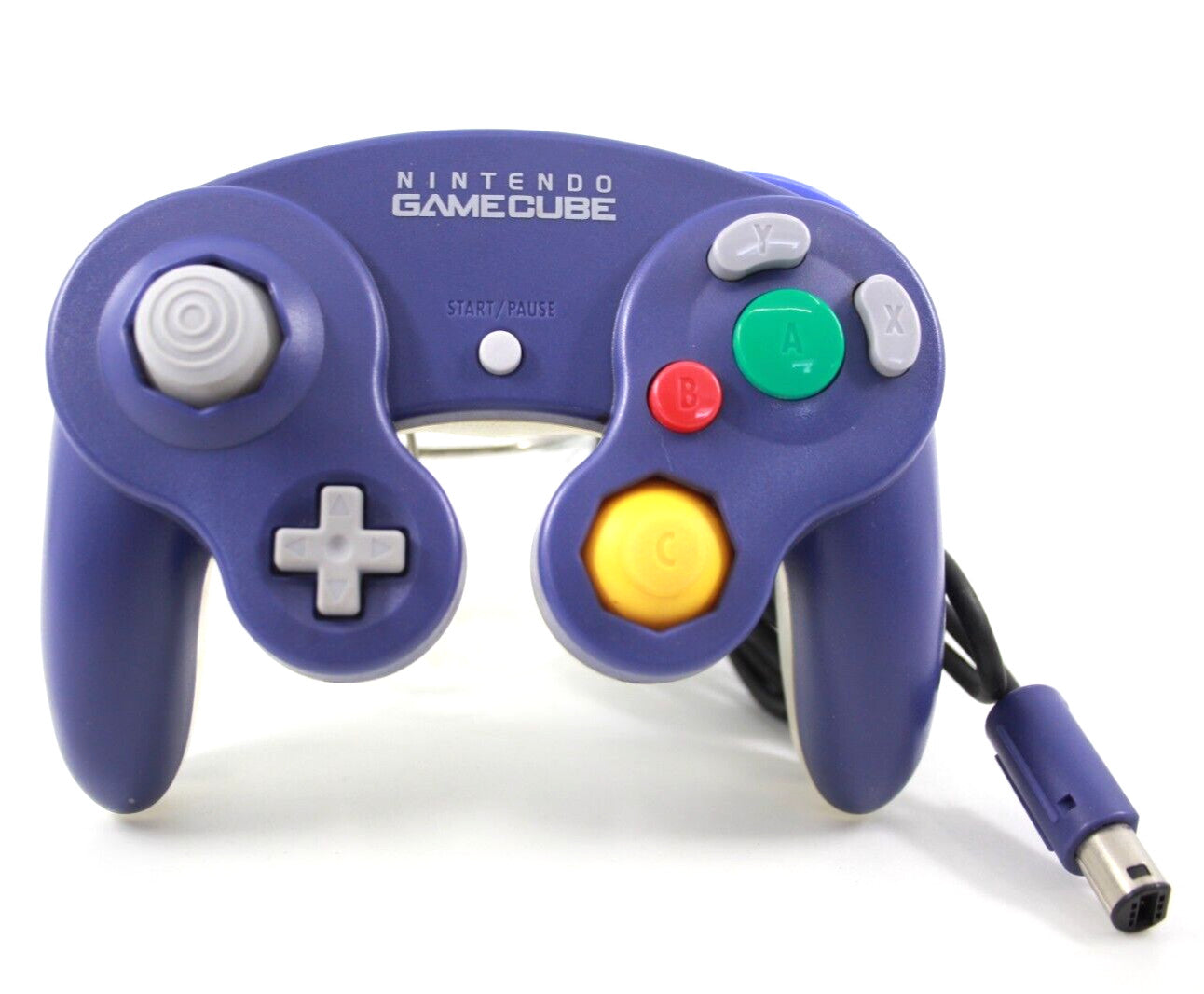 Genuine, Official Nintendo GameCube Controller Indigo/Clear [DOL-003]