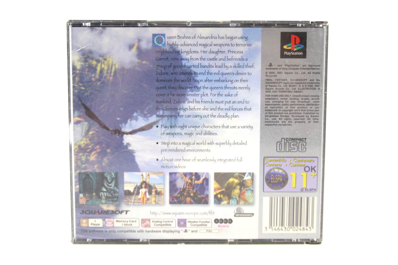 Final Fantasy IX [Platinum] - PlayStation (PS1) [PAL] - WITH WARRANTY *COS*