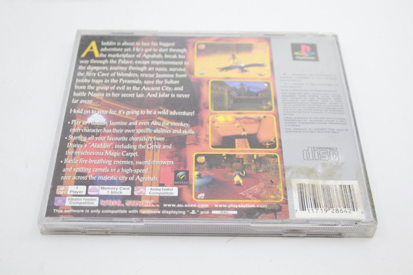 Disney's Aladdin in Nasira's Revenge - Platinum (PS1) [PAL] - Disneys Nasiras