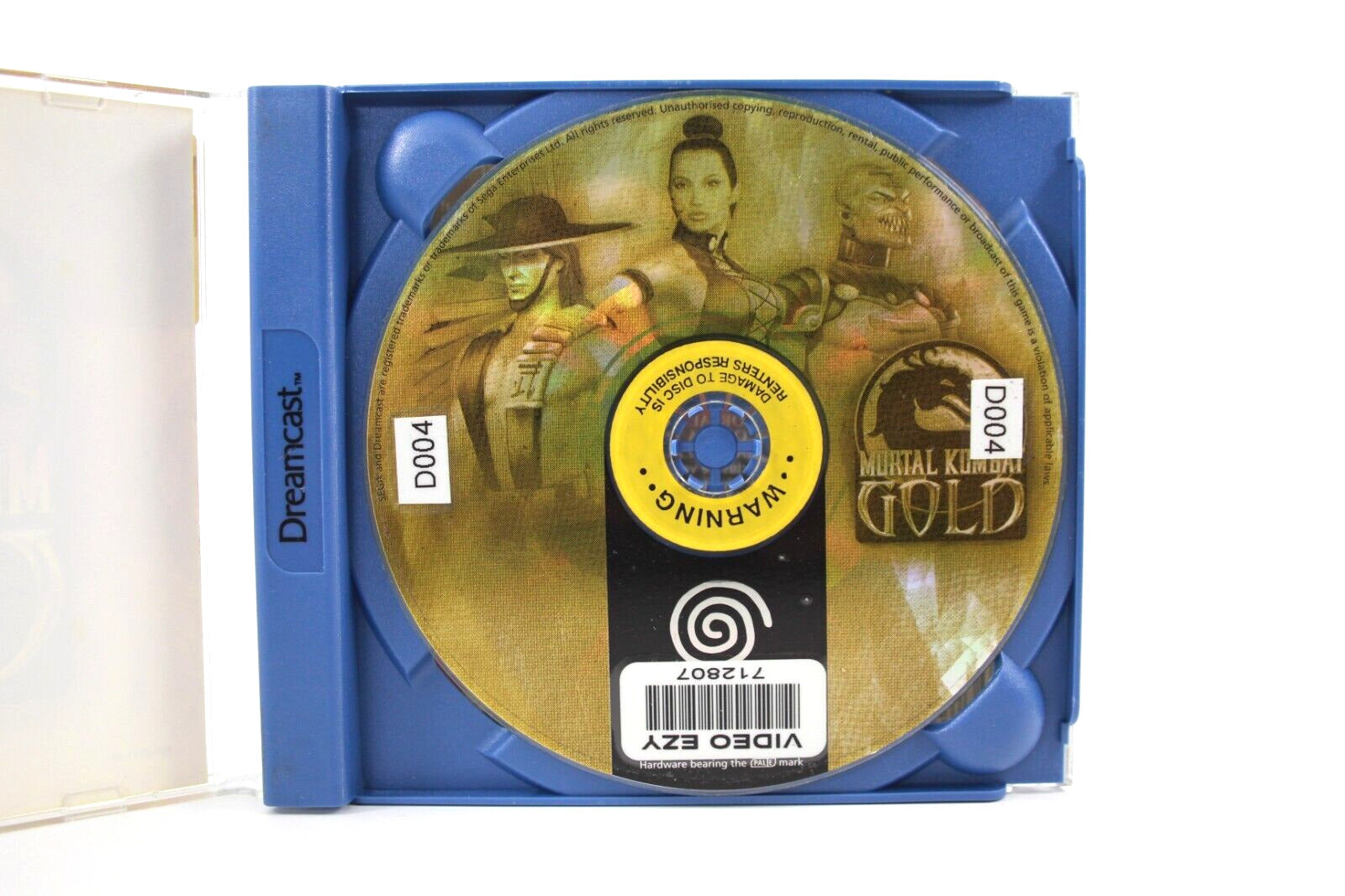Mortal Kombat Gold - SEGA Dreamcast [PAL] - WITH WARRANTY