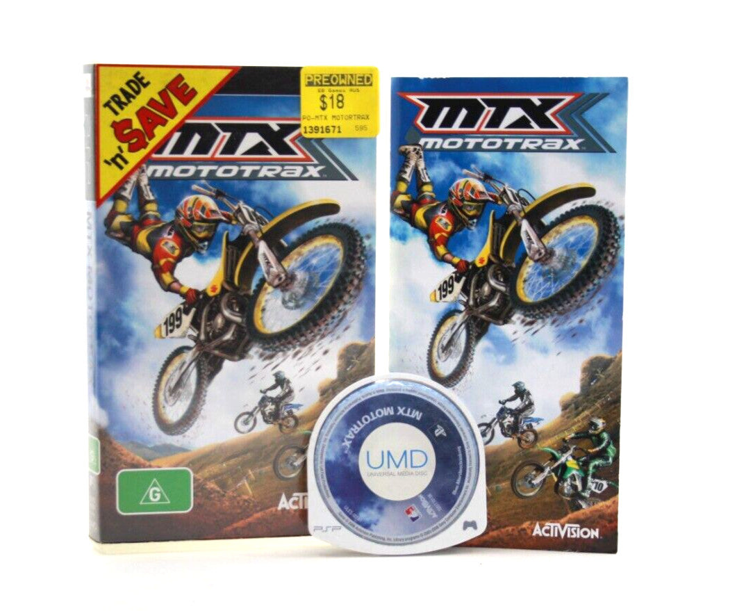 MTX Mototrax - PlayStation Portable (PSP) [PAL] - WITH WARRANTY