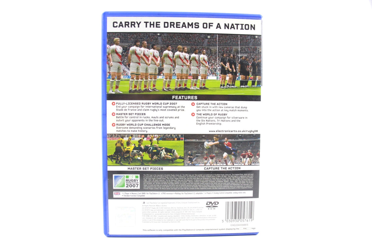 **MINT DISC** Rugby 08 (PS2) [PAL] - WITH WARRANTY [Black Label]