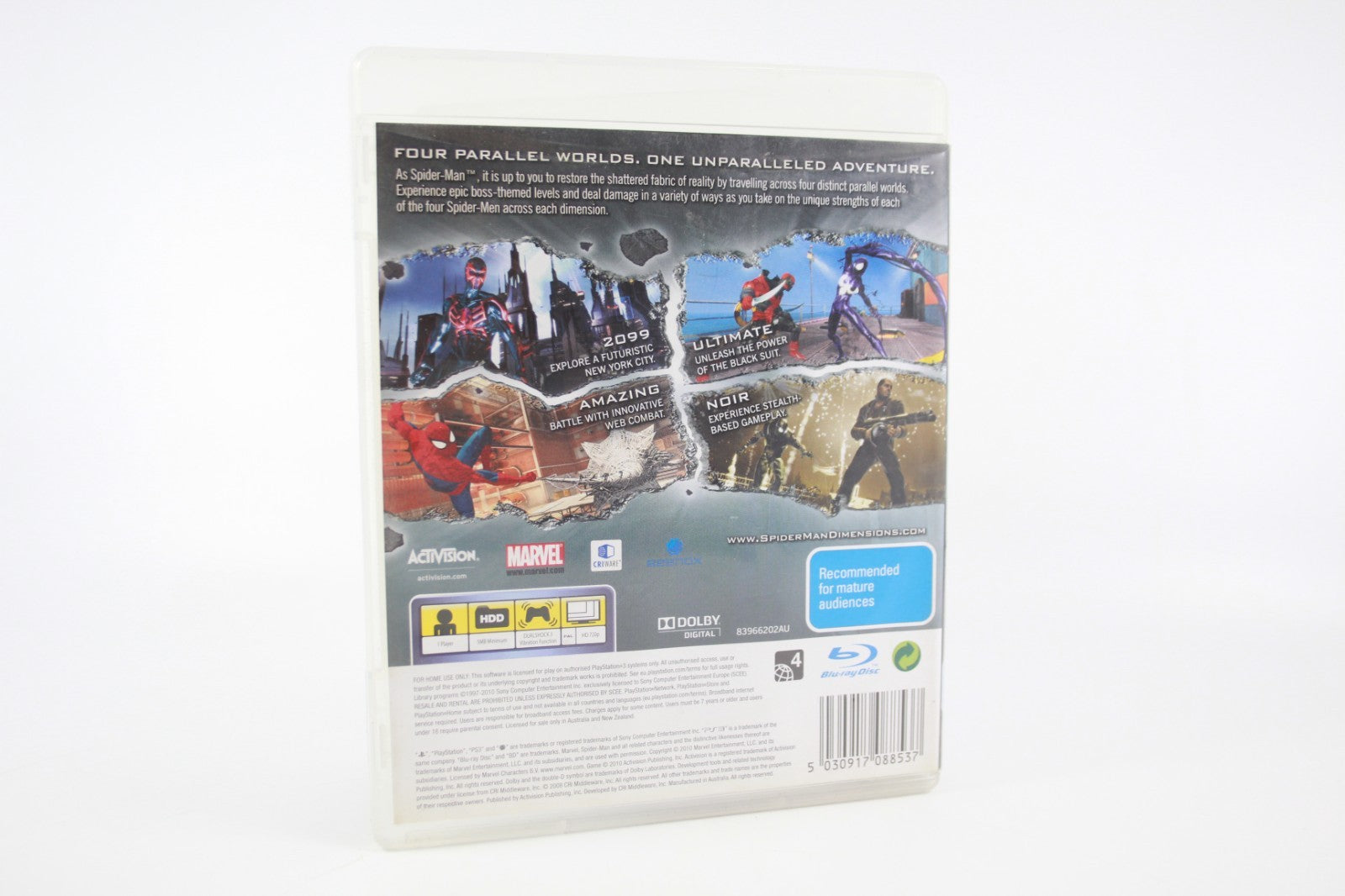 Spider-Man: Shattered Dimensions - PlayStation 3 (PS3) [PAL] - WITH WARRANTY
