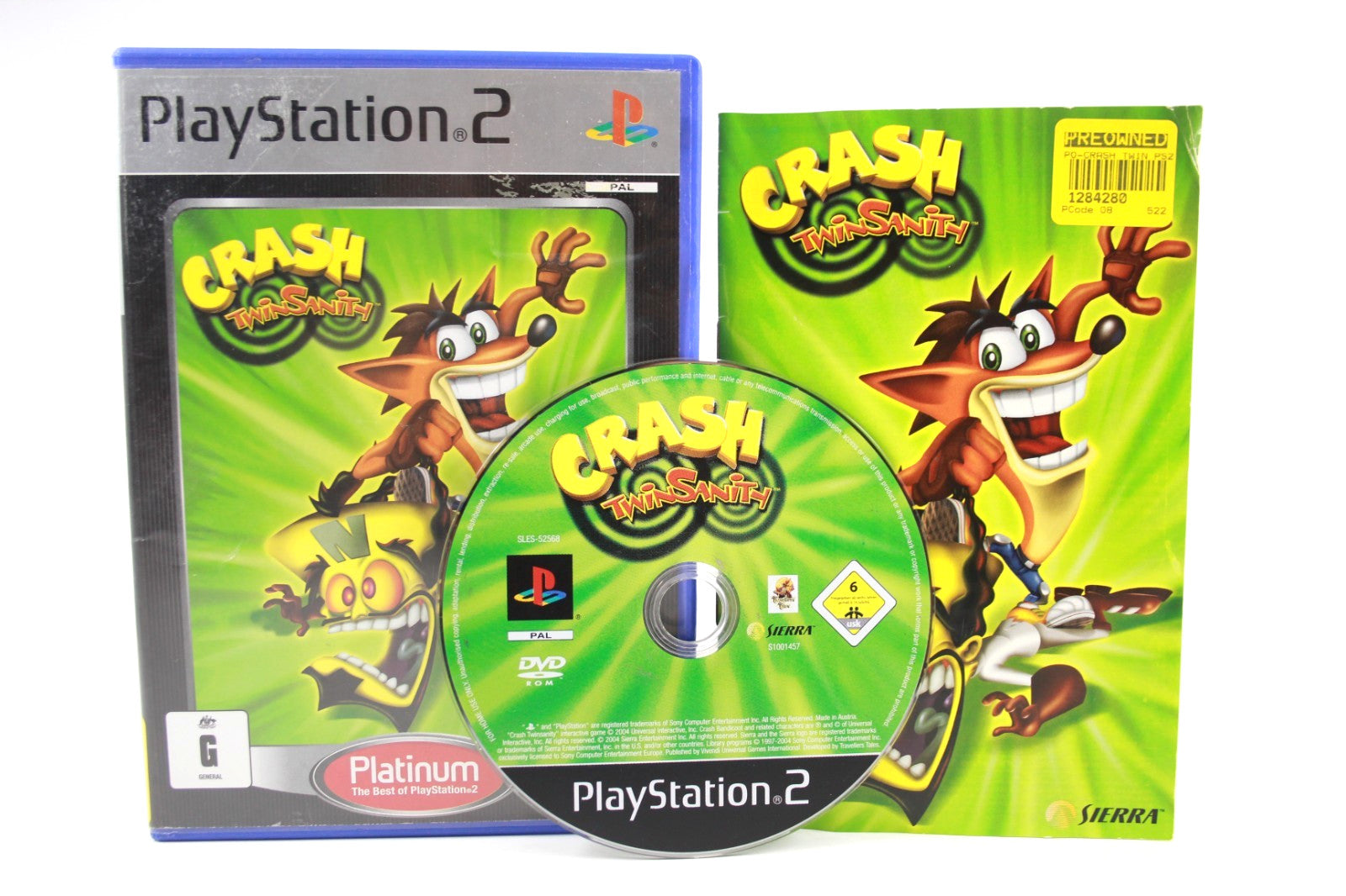 Crash Twinsanity [Platinum] - PlayStation 2 (PS2) [PAL] - WITH WARRANTY