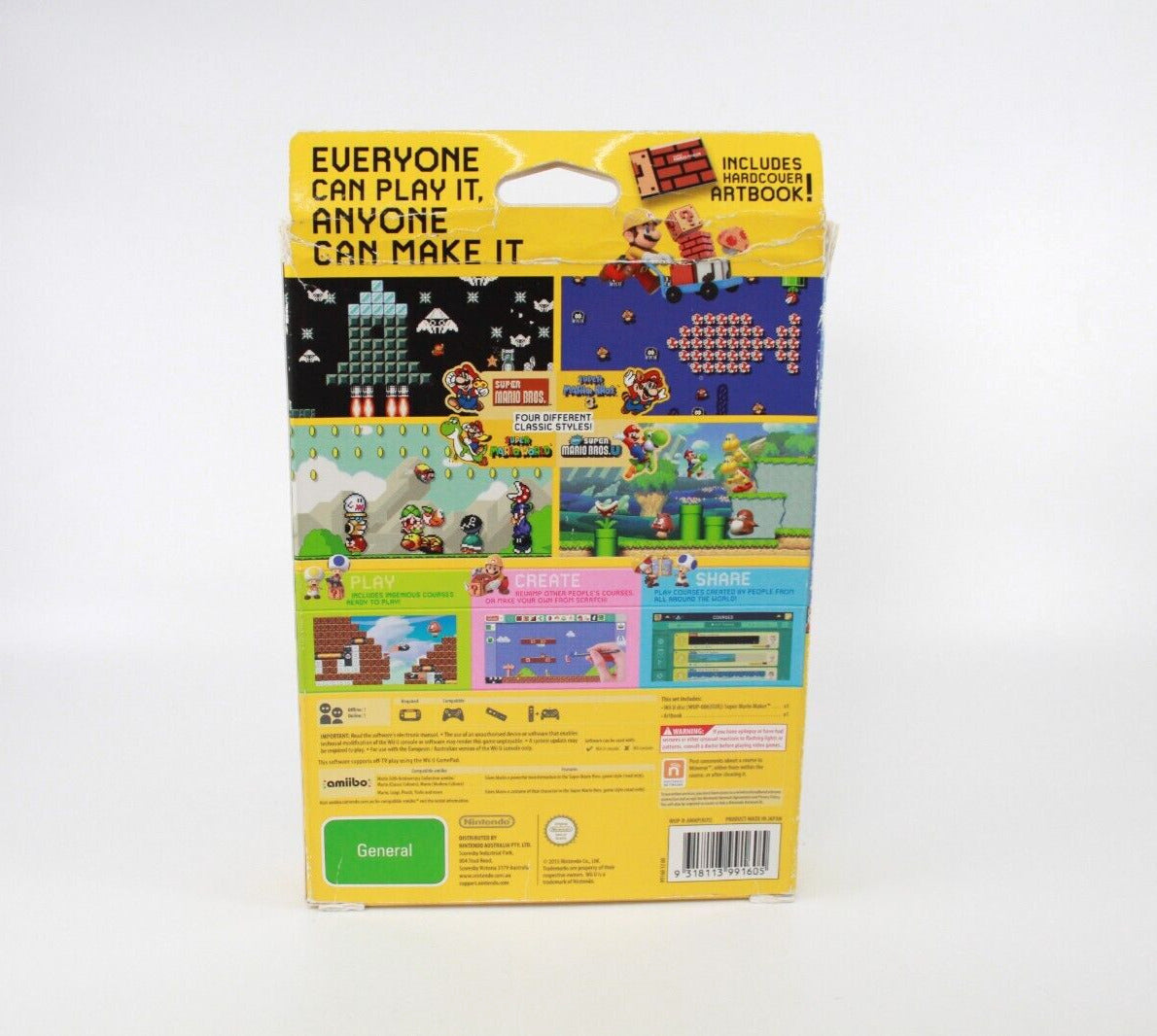 Super Mario Maker Limited Edition w/ Artbook for Nintendo Wii U