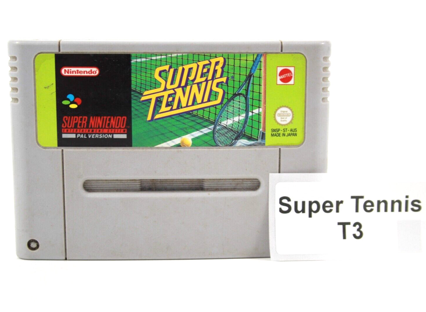 Super Tennis [CART ONLY] - Super Nintendo (SNES) [PAL] - WITH WARRANTY