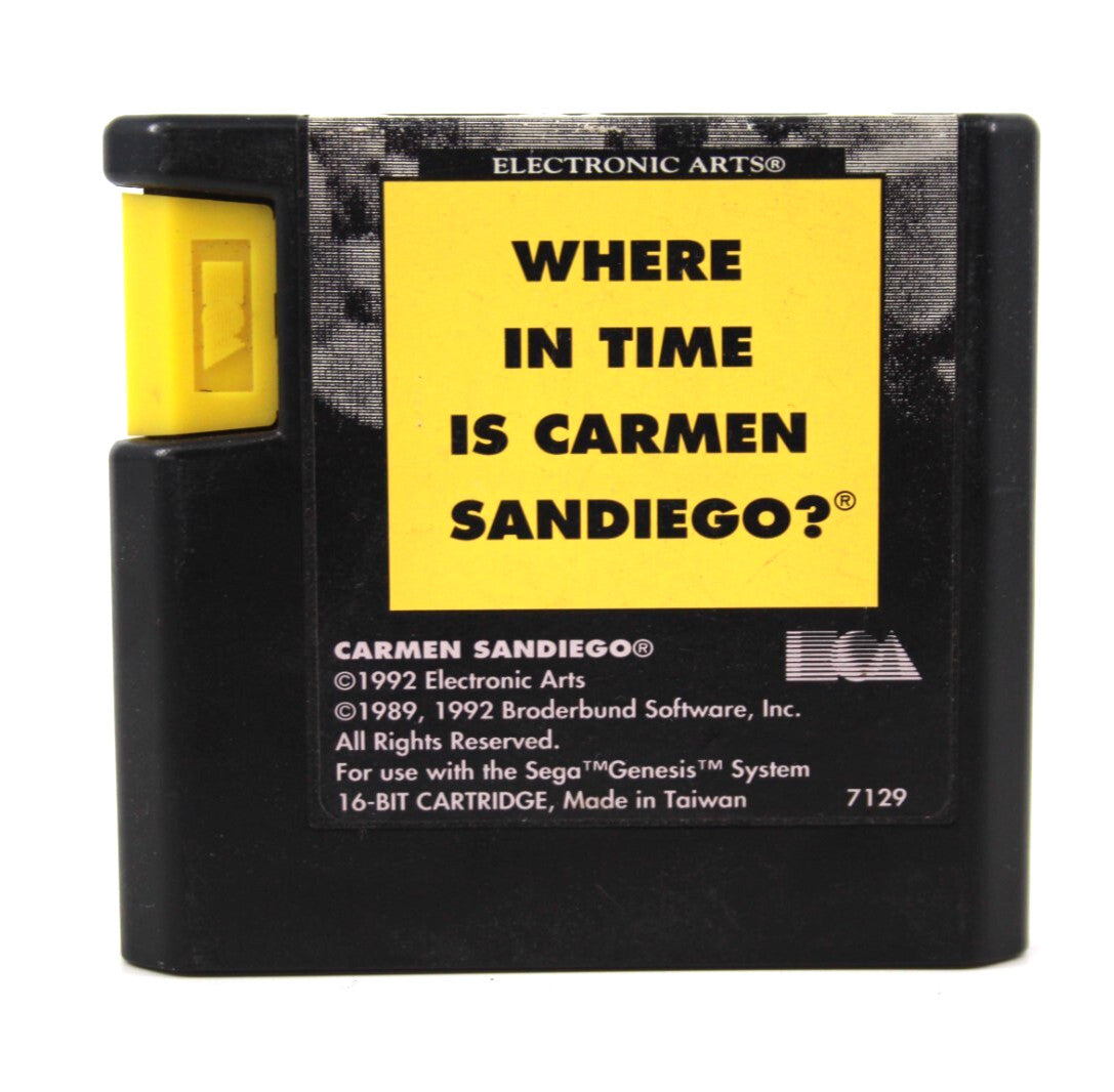 Where in Time is Carmen Sandiego? [CART ONLY] - SEGA Mega Drive [PAL] - WARRANTY