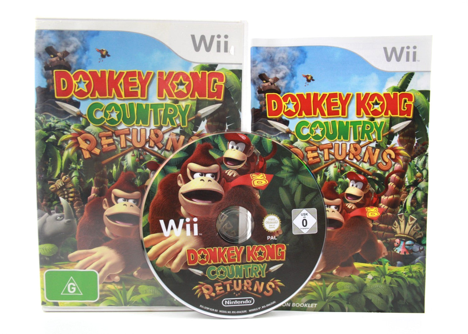 Donkey Kong Country Returns - Nintendo Wii [PAL] - WITH WARRANTY