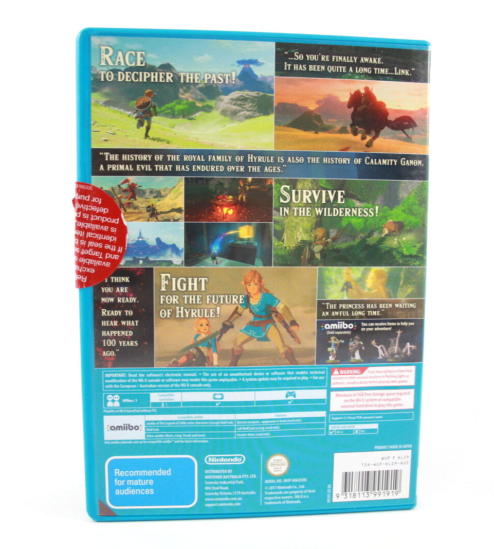 The Legend of Zelda: Breath of the Wild (Wii U) [PAL] - WITH WARRANTY