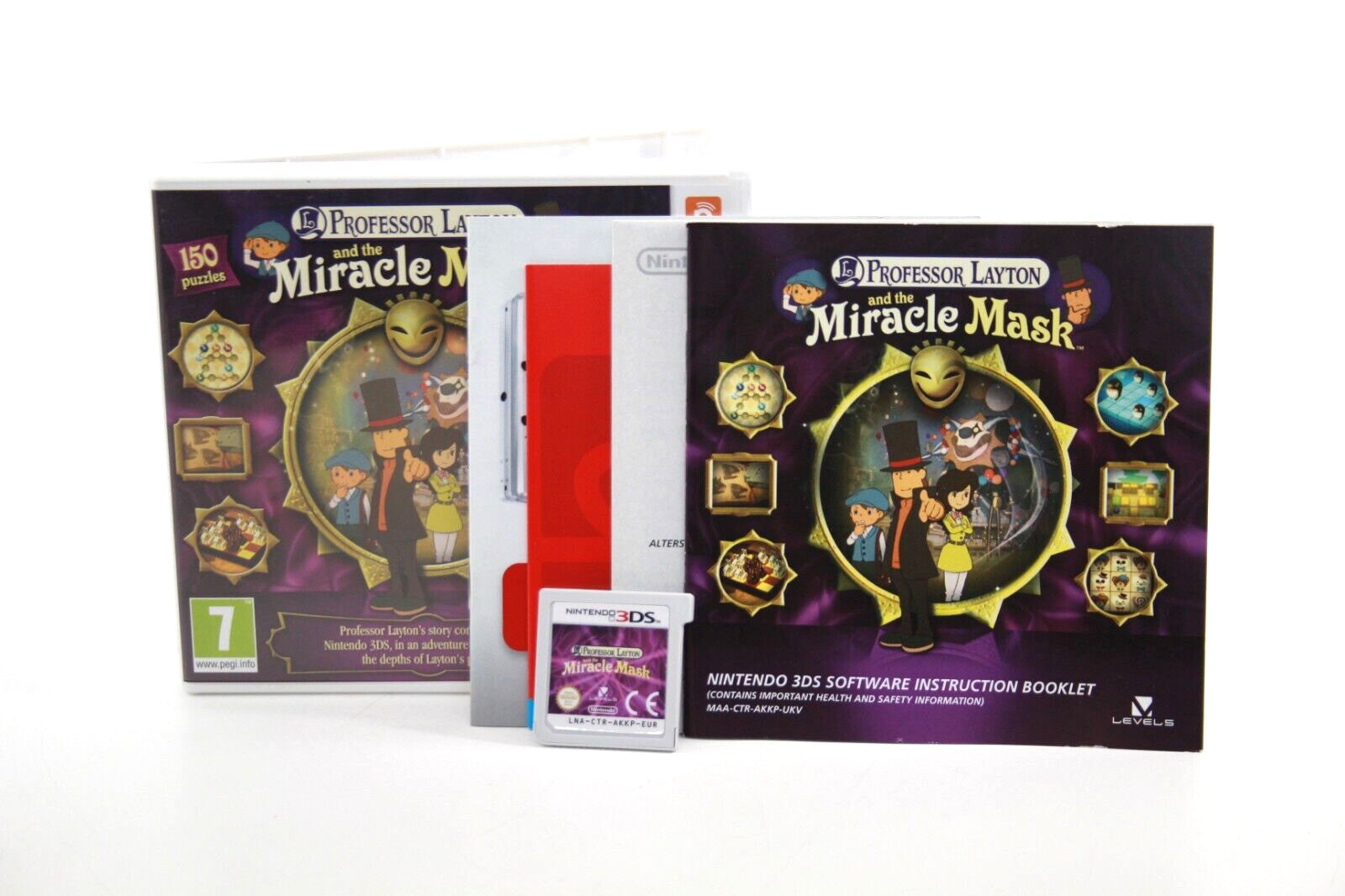 Professor Layton and The Miracle Mask - Nintendo 3DS [PAL] - WITH WARRANTY