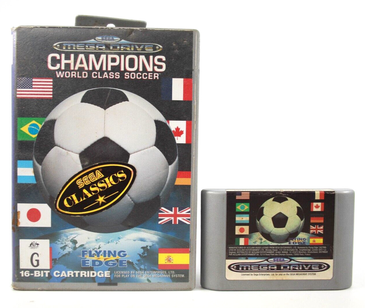 Champions World Class Soccer - SEGA Mega Drive [PAL] - WITH WARRANTY