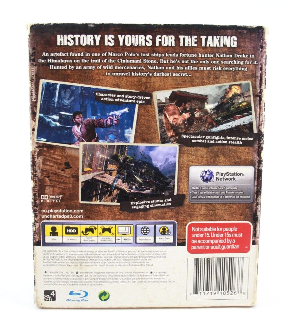 Uncharted 2 Digipak Special Limited Edition - PlayStation 3 (PS3) [PAL] WARRANTY