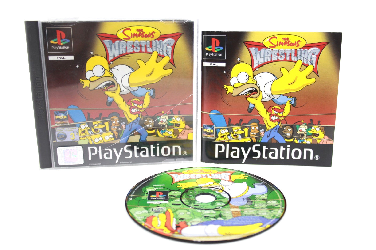 The Simpsons Wrestling - PlayStation (PS1) [PAL] - WITH WARRANTY