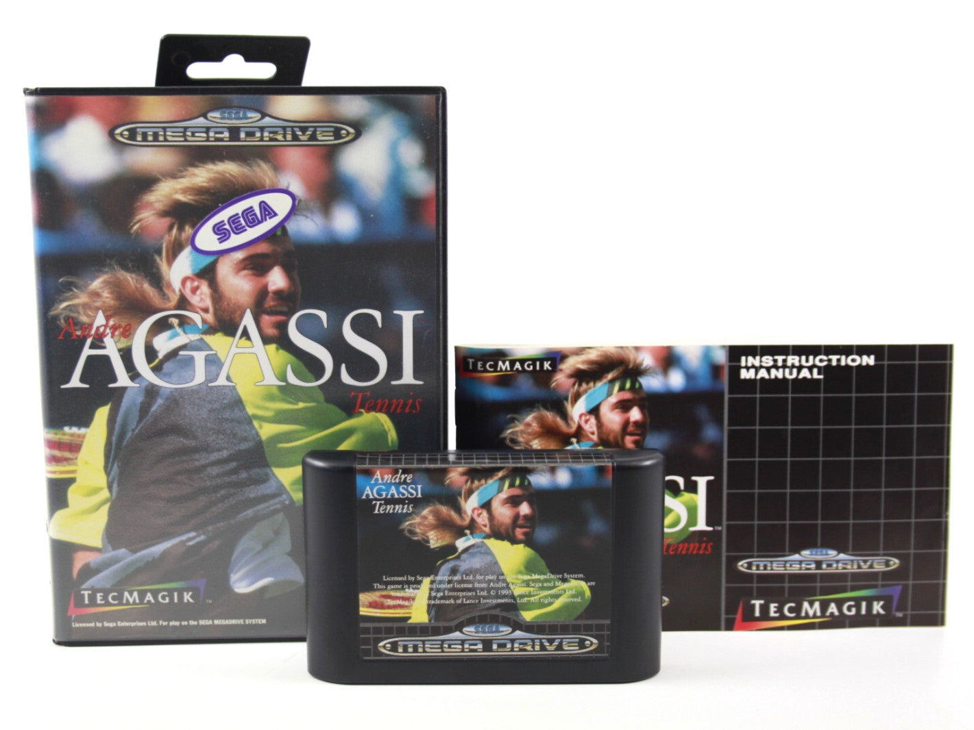 Andre Agassi Tennis - SEGA Mega Drive [PAL] - WITH WARRANTY