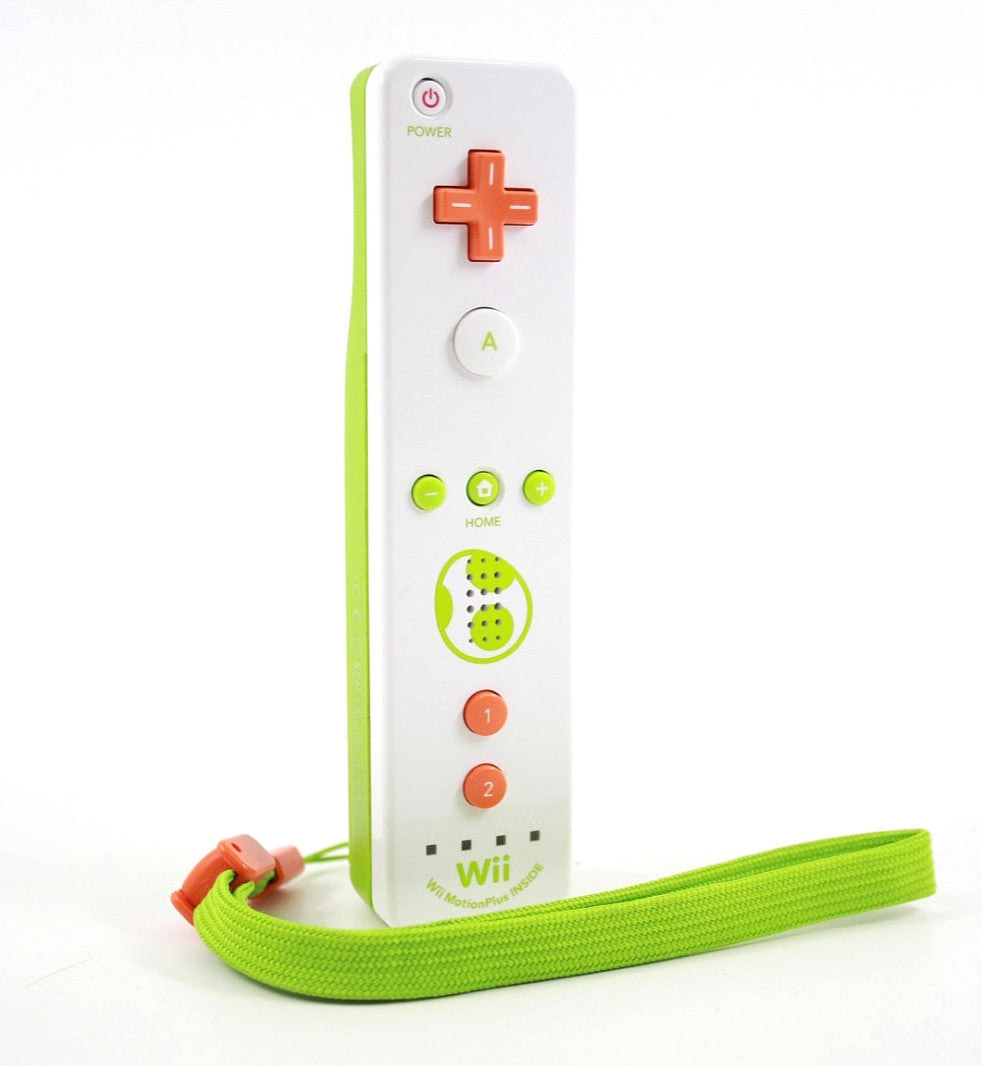 Genuine, Official Yoshi Motion Plus Remote Controller - Nintendo Wii