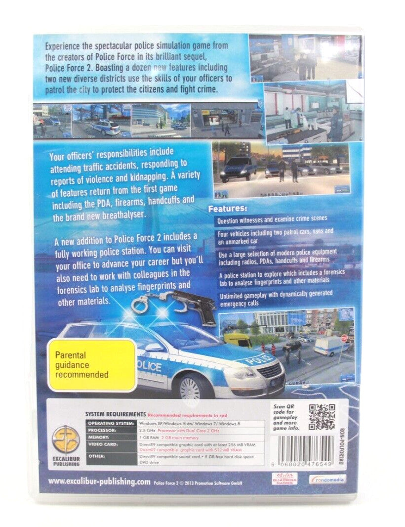 Police Force 2 - PC DVD [PAL] - WITH WARRANTY