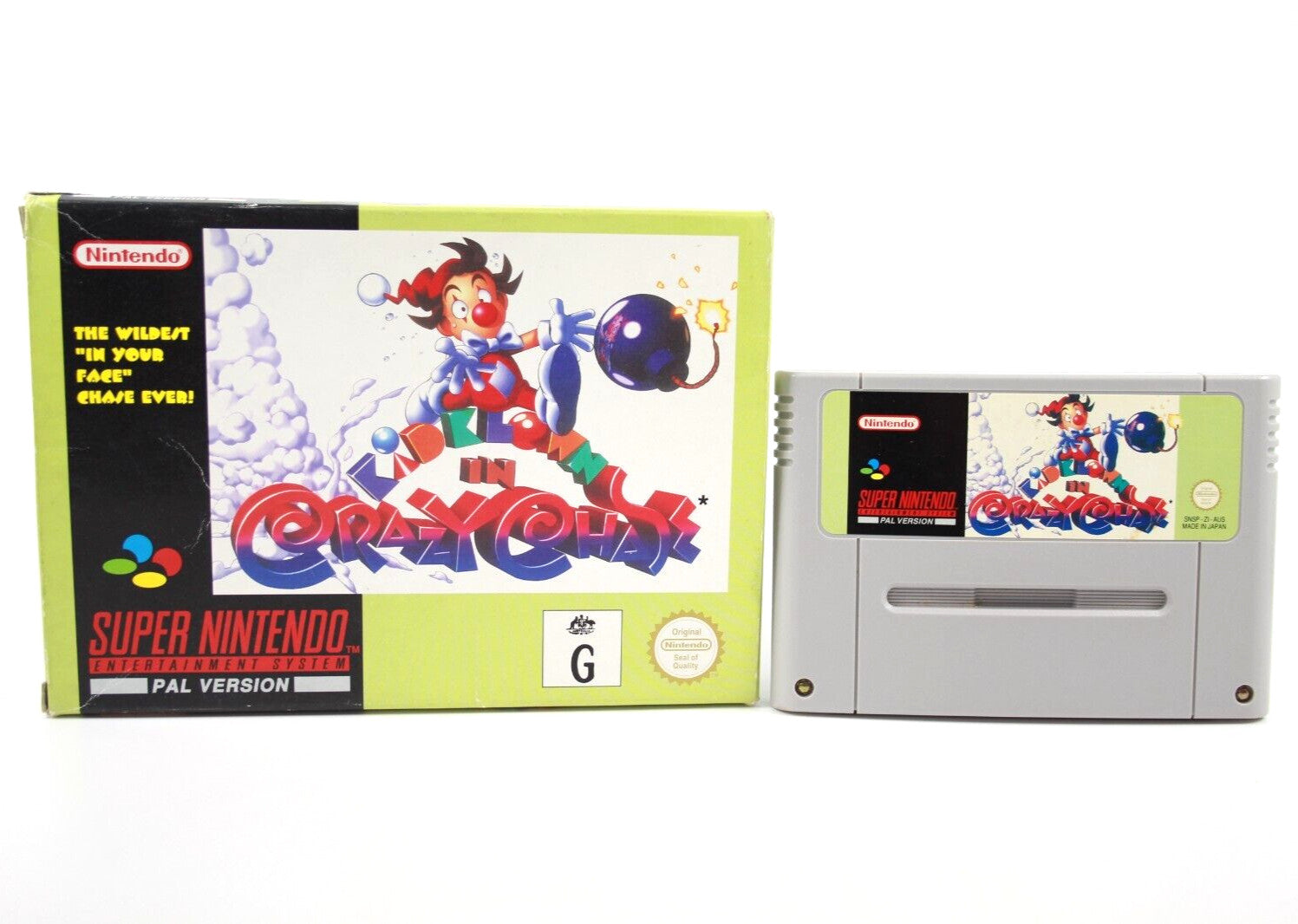 Kid Klown in Crazy Chase - Super Nintendo (SNES) [PAL] - WITH WARRANTY