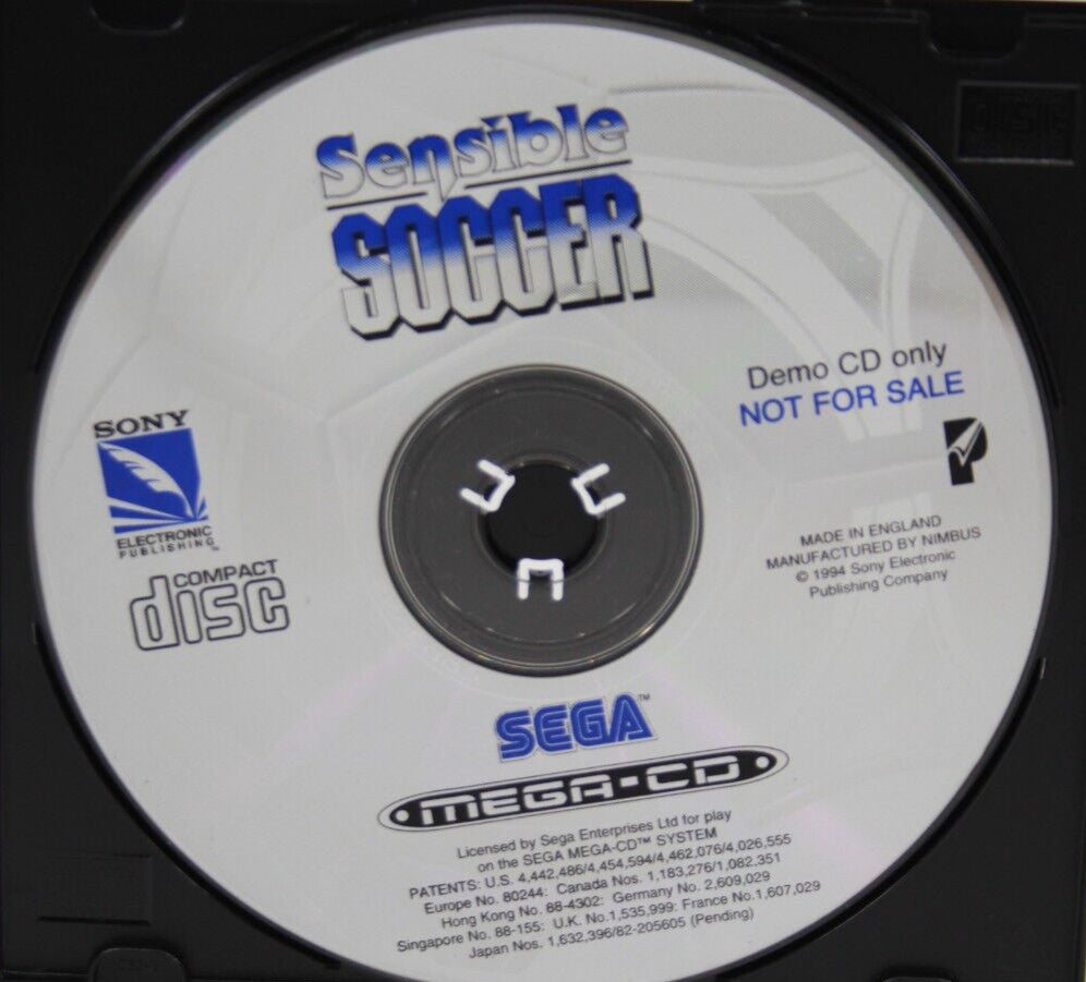 Sensible Soccer (Sega Mega-CD) [PAL] - WITH WARRANTY