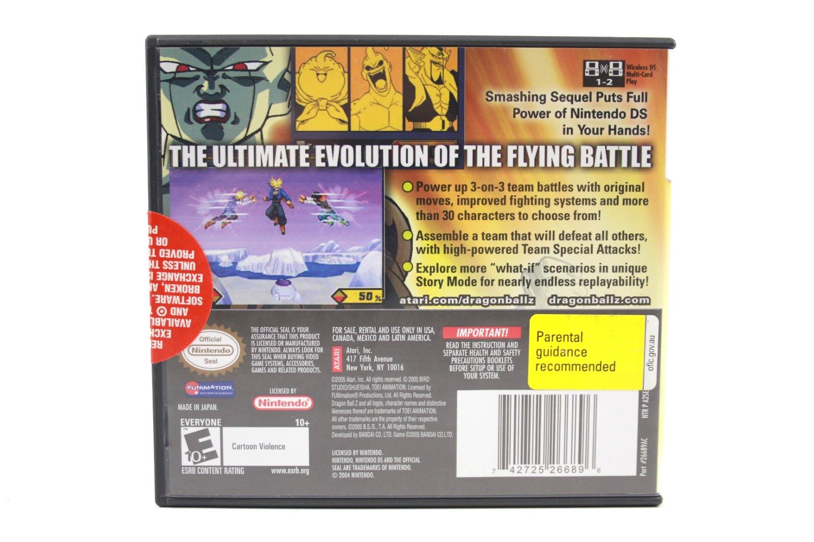 Dragon Ball Z Supersonic Warriors 2 - Nintendo DS [PAL] - WITH WARRANTY