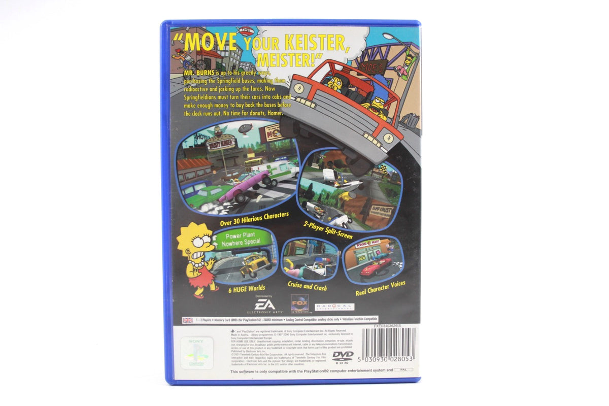 The Simpsons Road Rage - PlayStation 2 (PS2) [PAL] - WITH WARRANTY