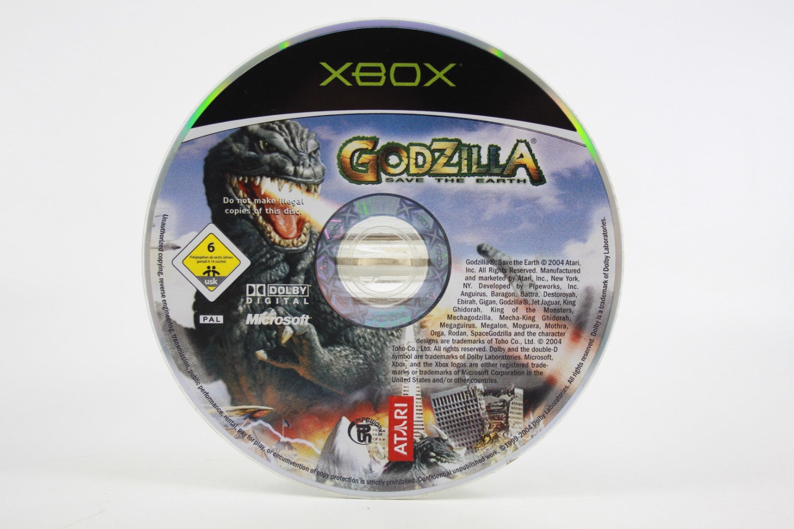 Godzilla Save the Earth [DISC ONLY] - Xbox [PAL] - WITH WARRANTY