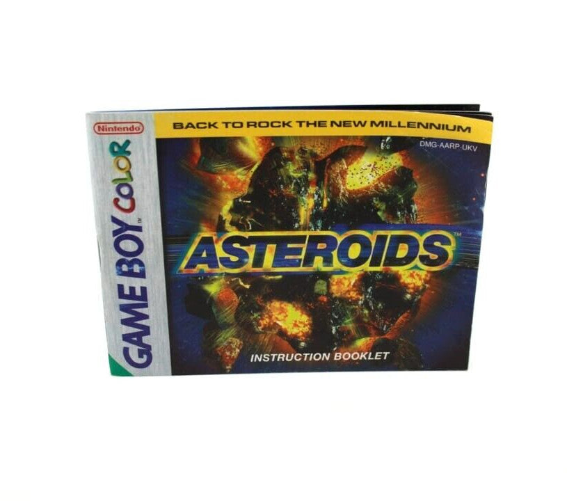 Asteroids - Nintendo Game Boy (Game Boy Color) ***Manual Only***
