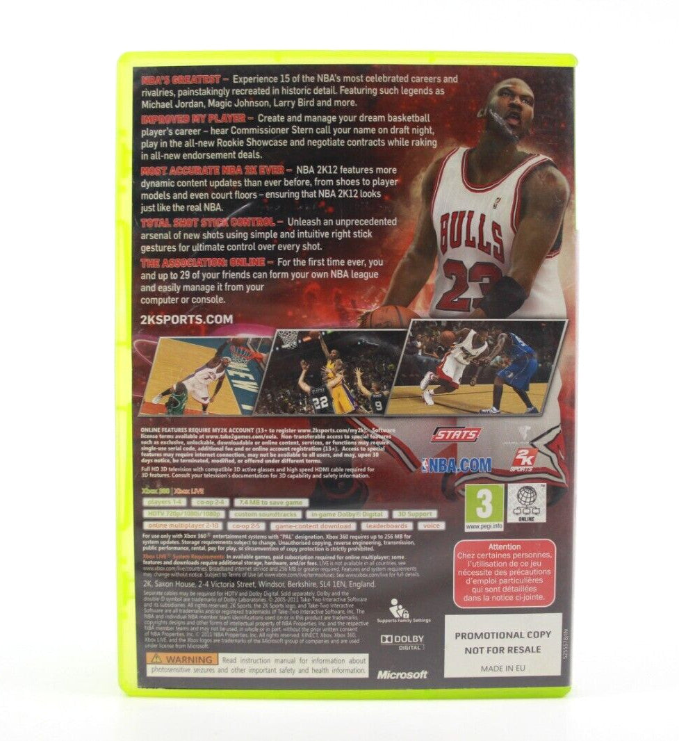 NBA 2K12 [Promotional Copy] - Xbox 360 [PAL] - WITH WARRANTY
