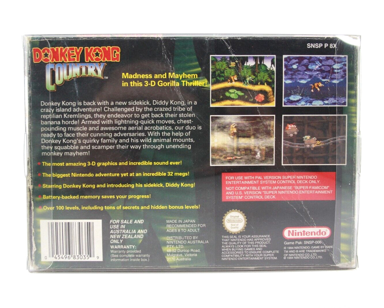 Donkey Kong Country [BOX ONLY] - Super Nintendo (SNES) [PAL]
