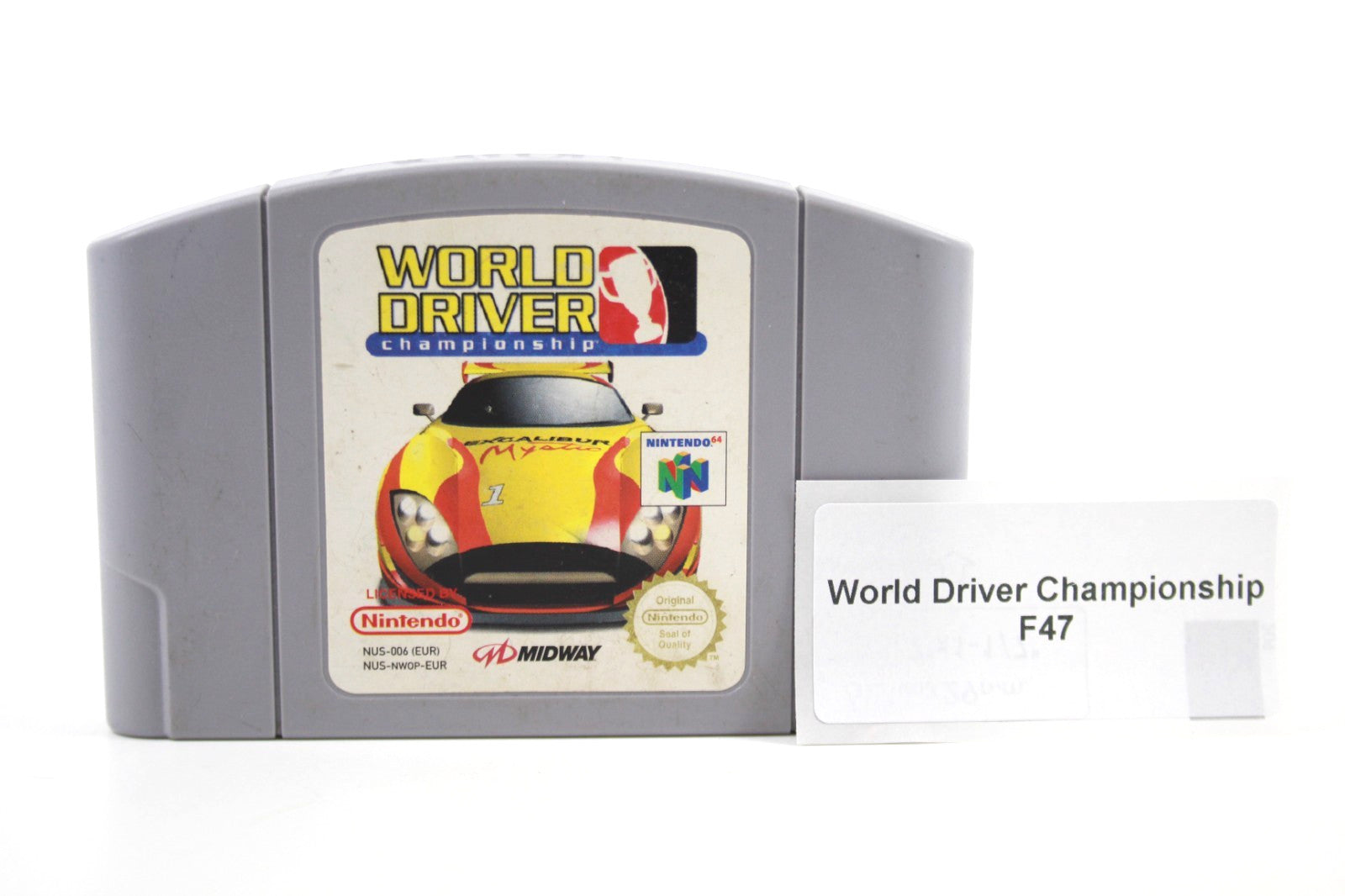 World Driver Championship [CART ONLY] - Nintendo 64 (N64) [PAL] - WITH WARRANTY