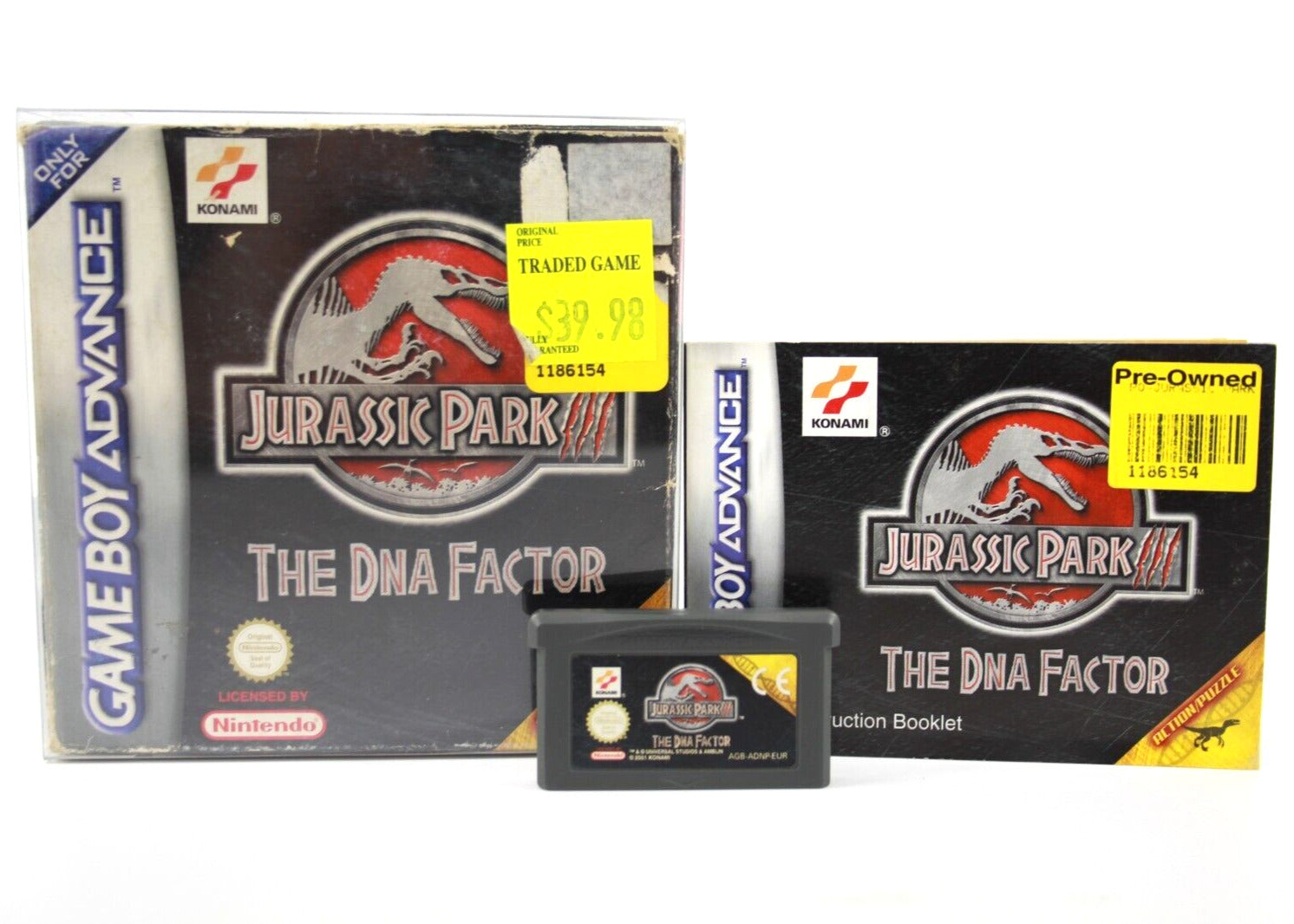 Jurassic Park III: The DNA Factor - Nintendo Game Boy Advance (GBA)