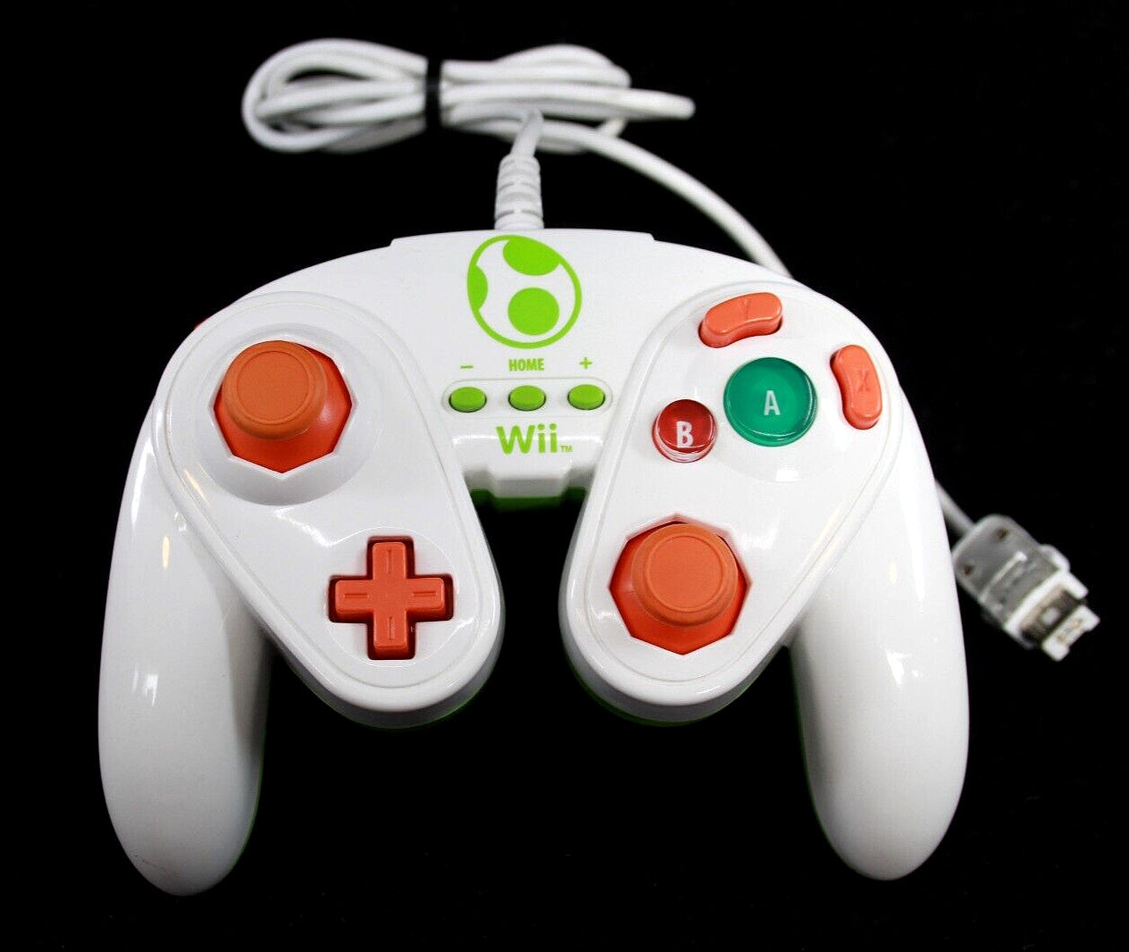 PDP - Nintendo Wii/Wii U Green/White Yoshi Wired Fight Pad GameCube Controller