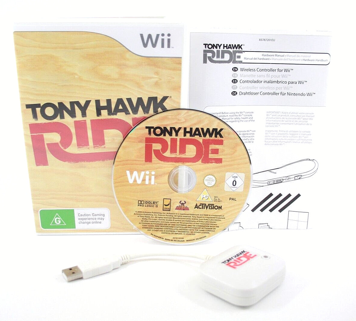Tony Hawk Ride + Dongle - Nintendo Wii [PAL] - WITH WARRANTY