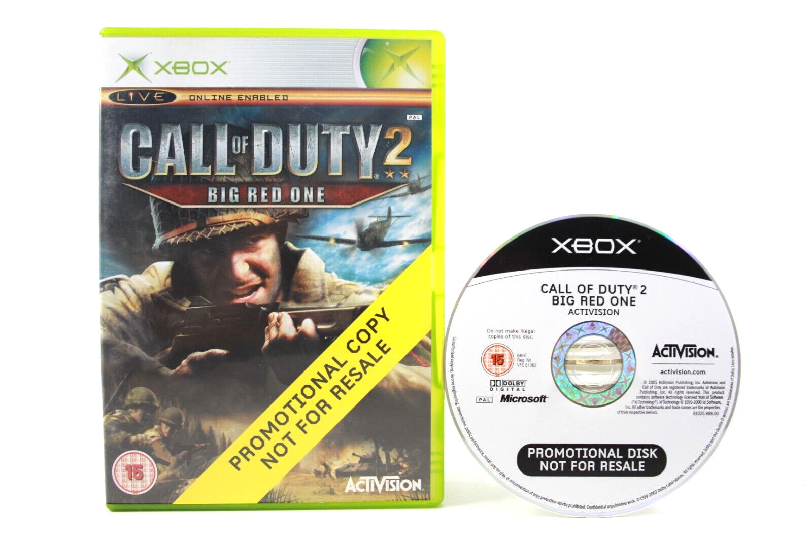 Call of Duty 2 Big Red One- PROMO COPY (Xbox Original) [PAL] - WITH WARRANTY