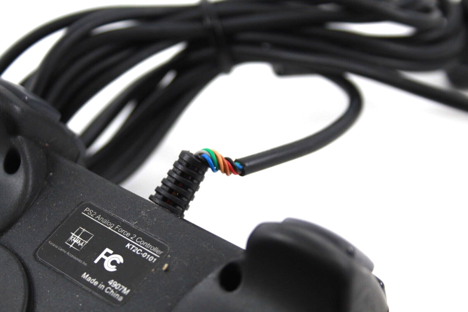 Katana Force 2 Wired PlayStation 2 (PS2) Controller (Black) - [KT2C-0101]