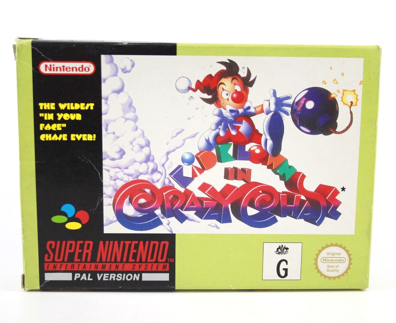Kid Klown in Crazy Chase - Super Nintendo (SNES) [PAL] - WITH WARRANTY