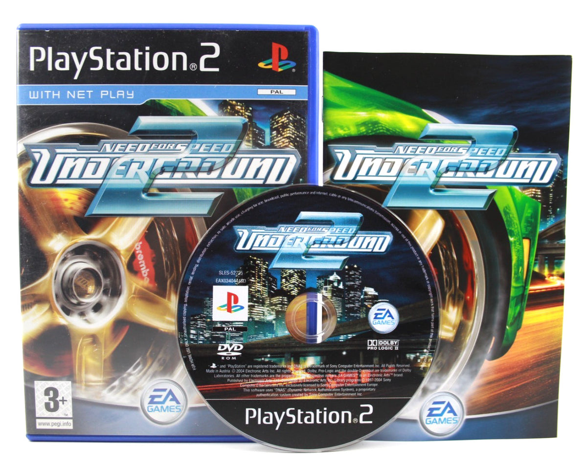 **MINT DISC** Need for Speed: Underground 2 (PS2) [PAL] [Black Label]