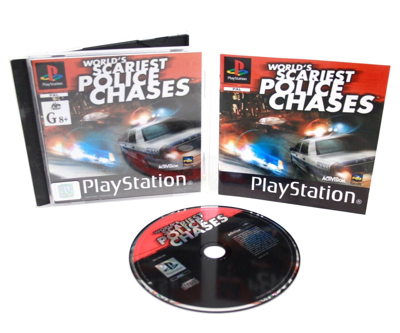 World's Scariest Police Chases - PlayStation 1 (PS1) [PAL] - WITH WARRANTY