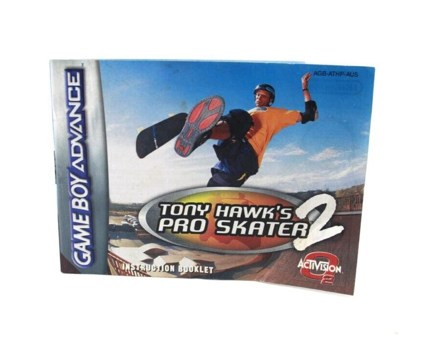 Tony Hawks Pro Skater 2 - Nintendo Game Boy Advance (GBA) ***Manual Only***