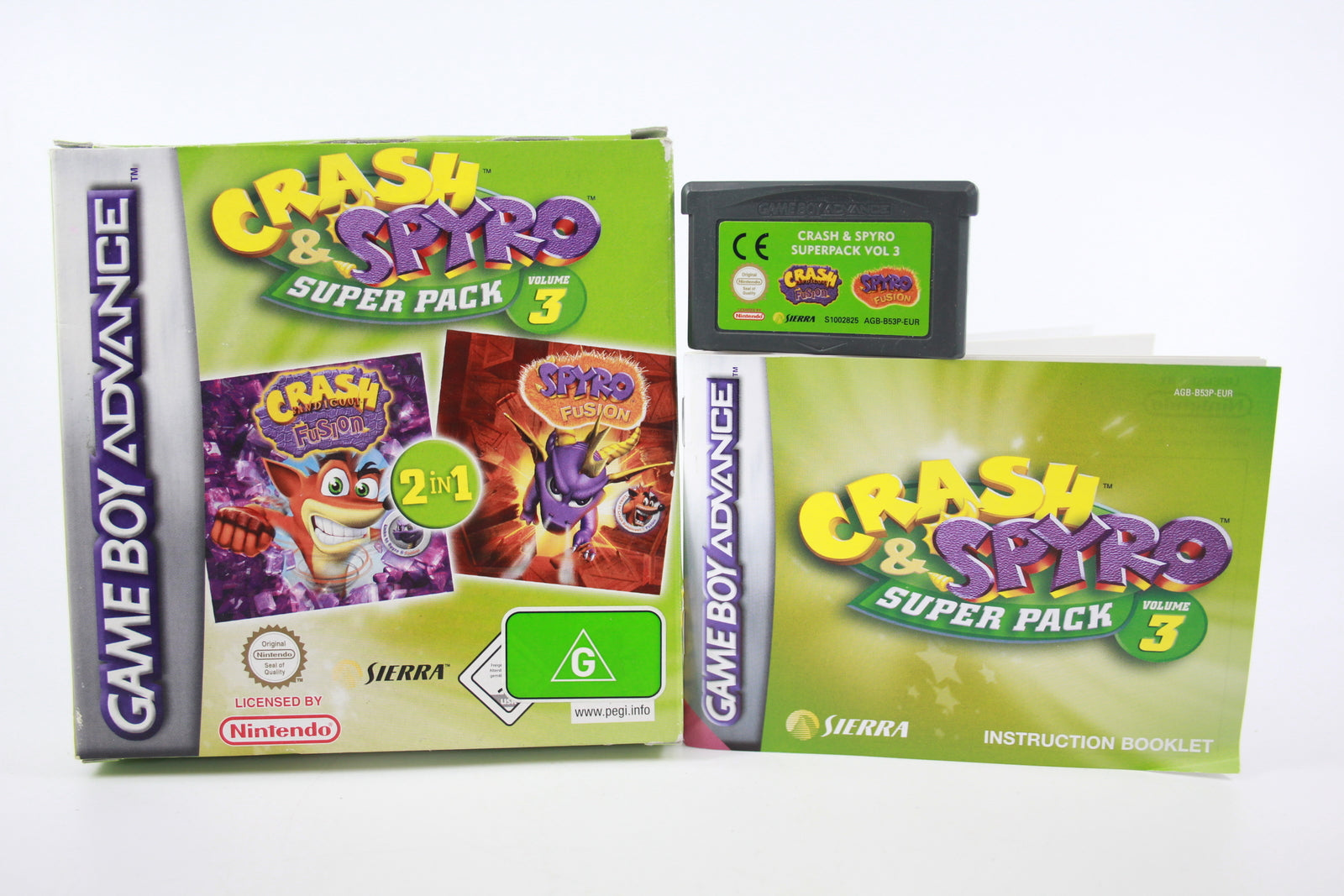 Crash & Spyro Super Pack Volume 3 (Game Boy Advance) [PAL] - WITH WARRANTY