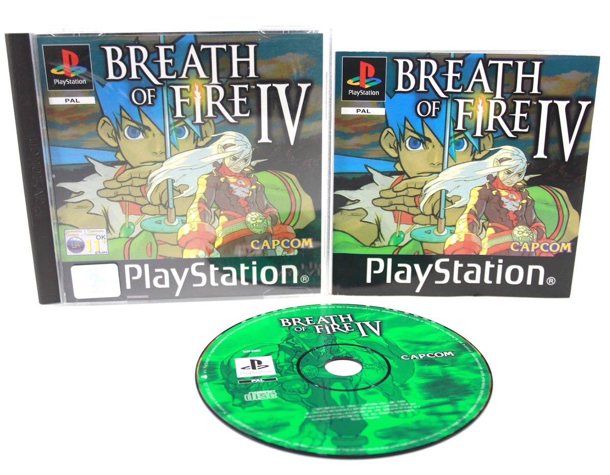 **MINT DISC** Breath of Fire IV (PS1) [PAL] - WITH WARRANTY [Black Label]