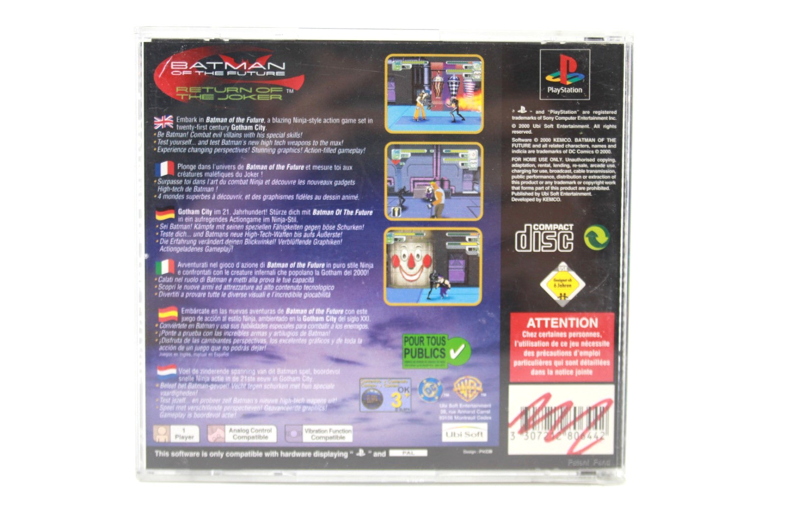 Batman of the Future: Return of the Joker - PlayStation (PS1) [PAL] - WARRANTY