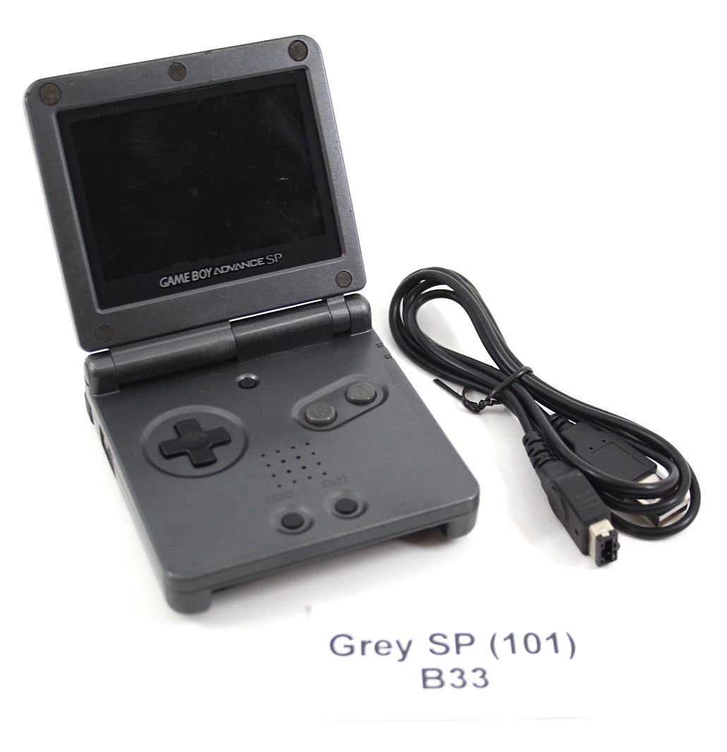 💥AGS-101💥 Official Nintendo Game Boy Advance SP Console [Graphite Grey] GBA 🎮