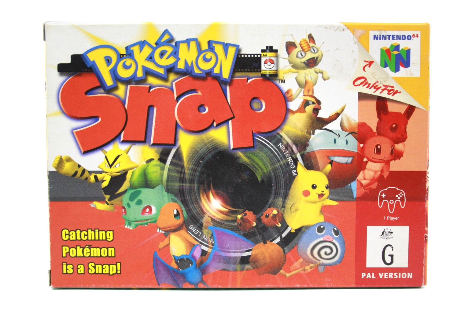 🔥 *NEAR MINT* Pokémon Snap - Nintendo 64 (N64) [PAL] *COMPLETE IN BOX* 🎮
