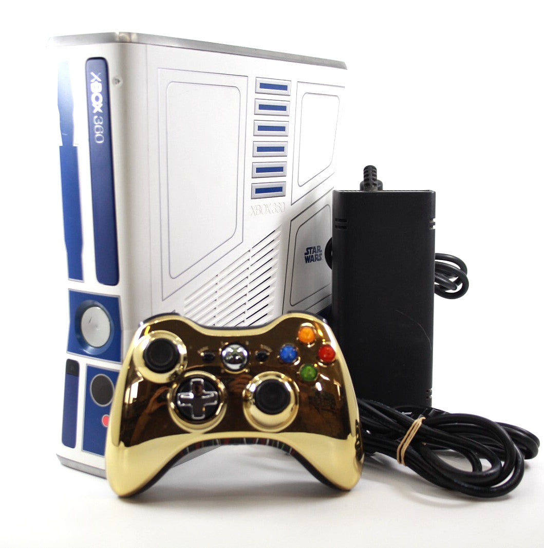 Star Wars Limited Edition R2-D2 C-3PO Console + Controller + 320GB HDD Xbox 360